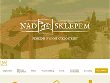 Tablet Screenshot of nadsklepem.cz